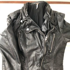 Free People Faux Leather Jacket